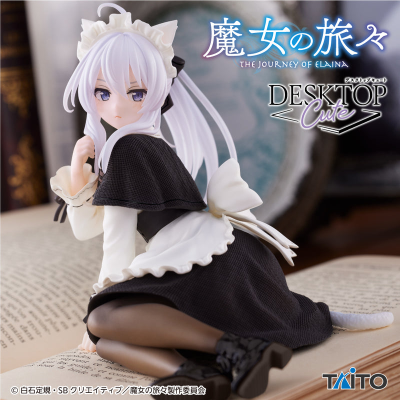 "Wandering Witch: The Journey of Elaina" Desktop Cute Figure Elaina Cat Maid Ver.