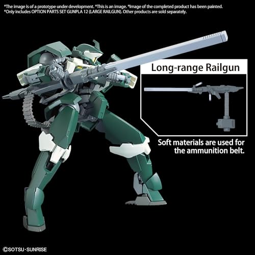 Optional Parts Set Gunpla 12 "Mobile Suit Gundam Iron-Blooded Orphans Urdr-Hunt" (Large Railgun)