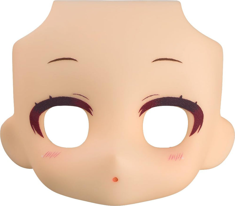 Nendoroid Doll Customizable Face Plate Narrowed Eyes: With Makeup (Almond Milk)