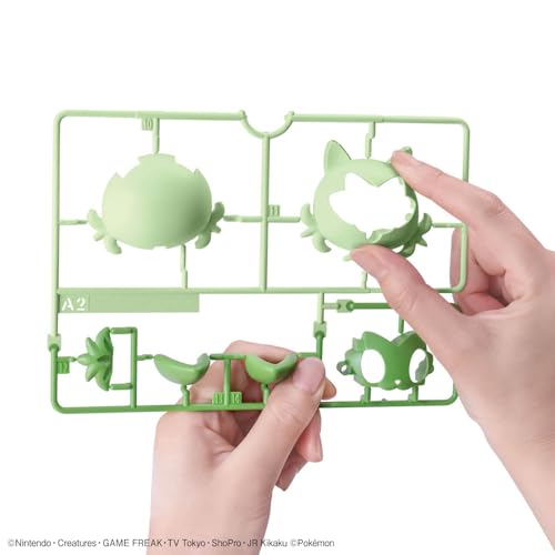 "Pokemon" Pokemon Plastic Model Collection PokePla Quick!! 18 + 19 + 20 Sprigatito & Quaxly & Fuecoco