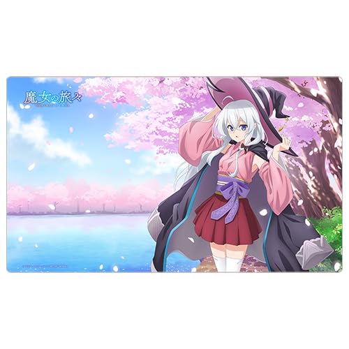 "The Journey of Elaina" Original Illustration Rubber Mat Elaina / Cherry Blossoms