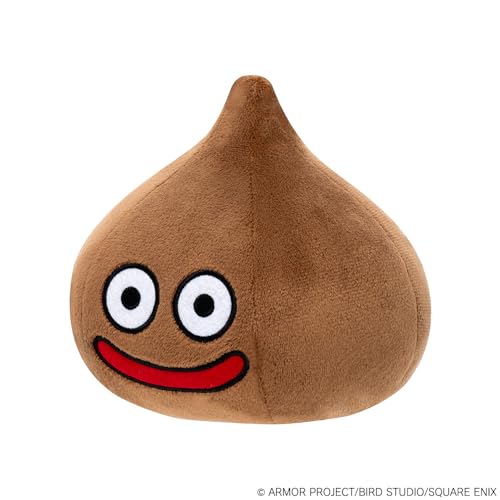 "Dragon Quest" Smile Slime Plush M Chocolate Slime