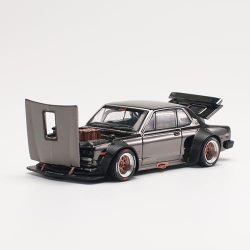 1/64 SKYLINE GT-R V8 DRIFT (HAKOSUKA) DARK CHROME