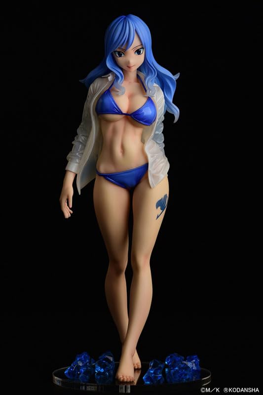 "Fairy Tail" Juvia Lockser Gravure Style Wet See-through Shirt SP
