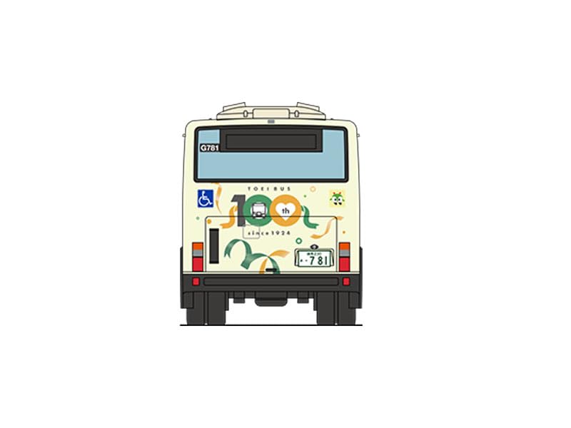 The Bus Collection Bureau of Transportation Tokyo Metropolitan Government Toei Bus 100th Anniversary Original Design