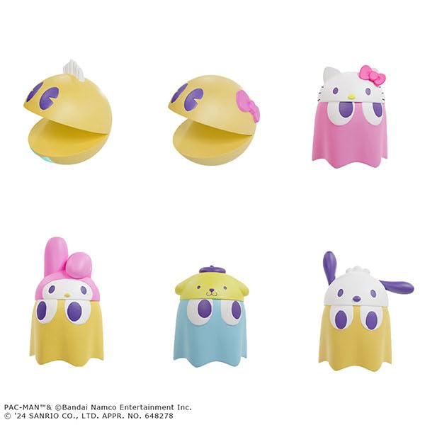 "Pac-Man" x Sanrio Characters Chibi Collect Figure Vol. 1