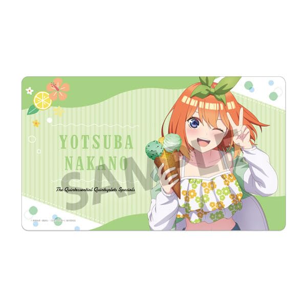 "The Quintessential Quintuplets Specials" Original Illustration Rubber Mat Nakano Yotsuba Vacances Ver.
