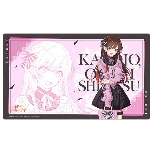 "Rent-A-Girlfriend" Original Illustration Rubber Mat Mizuhara Chizuru / Gothic Style Date Costume
