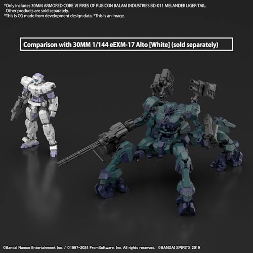 30MM "Armored Core VI: Fires of Rubicon" RaD BALAM INDUSTRIES BD-011 MELANDER LIGER TAIL