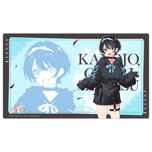 "Rent-A-Girlfriend" Original Illustration Rubber Mat Sarashina Ruka / Gothic Style Date Costume