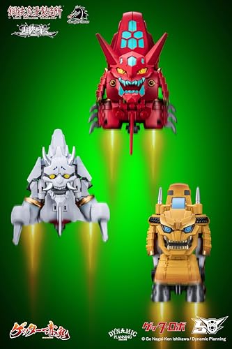 DRAGON HORSE x IRON ROMANCE WORKSHOP 「超機列伝」シリーズ ゲッター赤鬼 PVC&ABS&POM製 塗装済み可動フィギュア