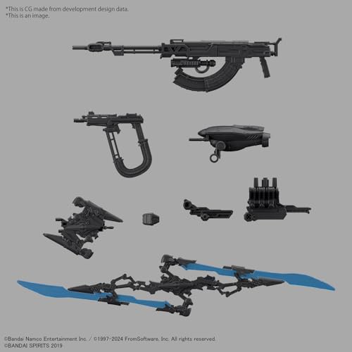 30MM "Armored Core VI: Fires of Rubicon" SCHNEIDER NACHTREIHER / 40E STEEL HAZE