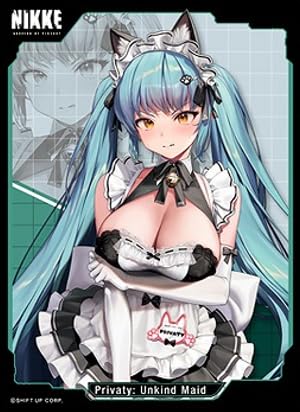 Chara Sleeve Collection Matt Series "Goddess of Victory: Nikke" Privaty: Unkind Maid No. MT2054