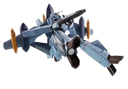 HI-METAL R "Macross Zero" VF-0A Phoenix (Kudo Shin Fighter) + QF-2200D-B Ghost