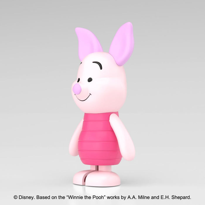 青島文化教材社 楽プラ トコトコ No.DP-14 くまのプーさん ピグレット 色分け済みプラモデル