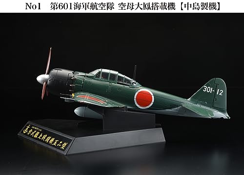 HJ Model Kit Series Die-cast Fighter Series No. 1 1/32 Type 0 Fighter Model 52 The 601st Naval Air Group Japanese Aircraft Carrier Taiho