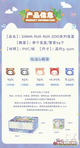 MJ STUDIO EMMA RUA RUA ZOO SERIES MINI TRADING FIGURE