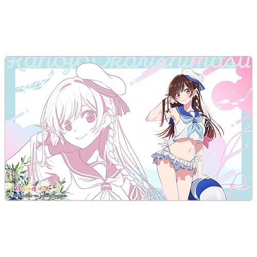 "Rent-A-Girlfriend" Original Illustration Rubber Mat Mizuhara Chizuru / Marine Sailor Swimwear