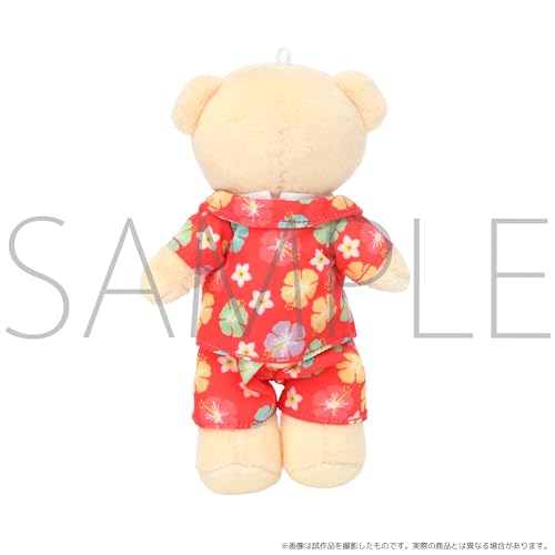 Kumamate Aloha Shirt Red Costume for Plush