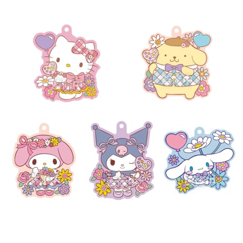 Sanrio Characters Pukkuri Rubber Mascot 5