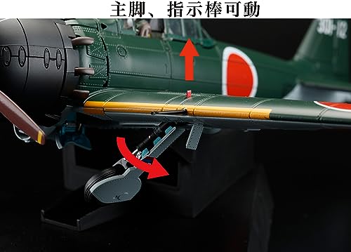 HJ Model Kit Series Die-cast Fighter Series No. 1 1/32 Type 0 Fighter Model 52 The 601st Naval Air Group Japanese Aircraft Carrier Taiho
