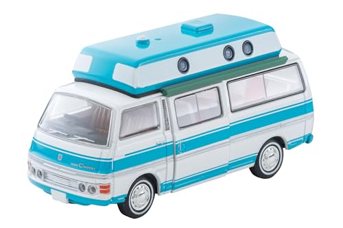 1/64 Scale Tomica Limited Vintage NEO TLV-N312a Nissan Caravan Camper (White / Light Blue) 1973