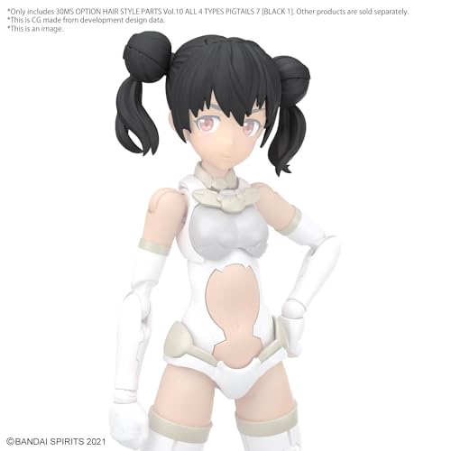 30MS Optional Hair Style Parts Vol. 10 Total 4 Types