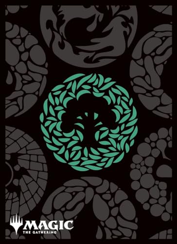 "MAGIC: The Gathering" Players Card Sleeve MANA- MINIMALIST Green Mana (Pattern) MTGS-296