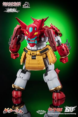 DRAGON HORSE x IRON ROMANCE WORKSHOP 「超機列伝」シリーズ ゲッター赤鬼 PVC&ABS&POM製 塗装済み可動フィギュア