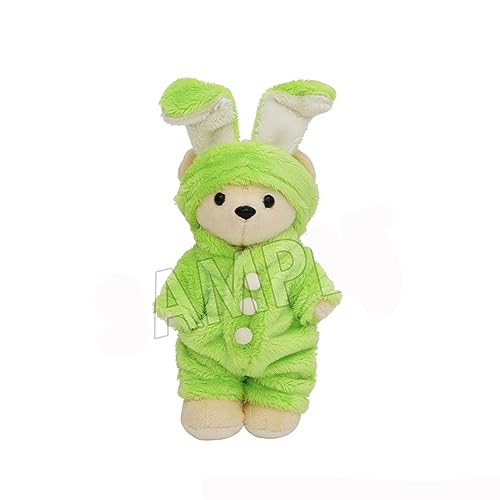 Kumamate Roomwear Rabbit Turban Set Costume for Plush Green