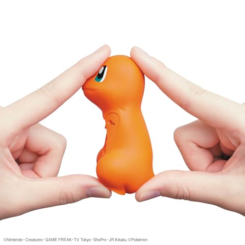 "Pokemon" Pokemon Plastic Model Collection PokePla Quick!! 11 + 13 + 17 Charmander & Bulbasaur & Squirtle