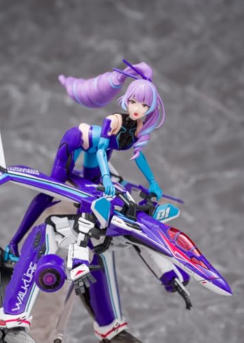 青島文化教材社(AOSHIMA) VFG マクロスデルタ VF-31J ジークフリード 美雲・ギンヌメール 全高約150mm 色分け済みプラモデル MC-17 (飛行機)