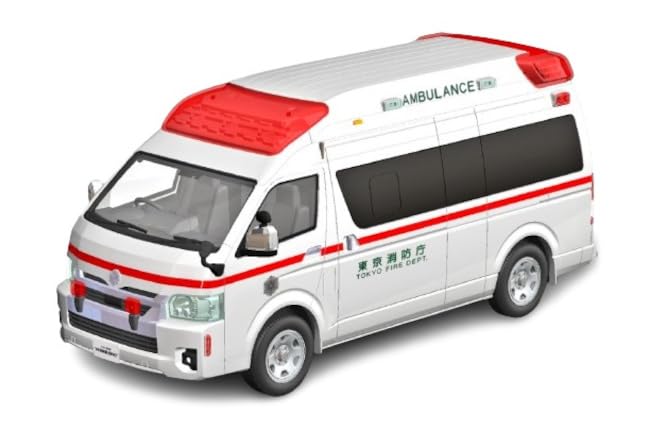 RakuPla Snap Kit 02-HM Toyota HiMedic Ambulance