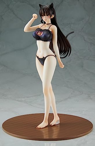 "Mishiranu Joshikousei ni Kankin sareta Mangaka no Hanashi" Konata Swimsuit & Cat Lingerie Costume Set