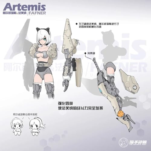 (Special Price Edition) SUYATA HP-003 "THE HUNTER'S POEM" ARTEMIS & FAFNER 1/12 SCALE PLASTIC MODEL KIT