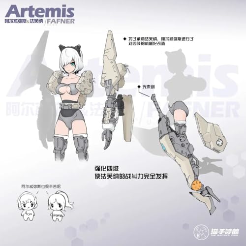 (Special Price Edition) SUYATA HP-003 "THE HUNTER'S POEM" ARTEMIS & FAFNER 1/12 SCALE PLASTIC MODEL KIT