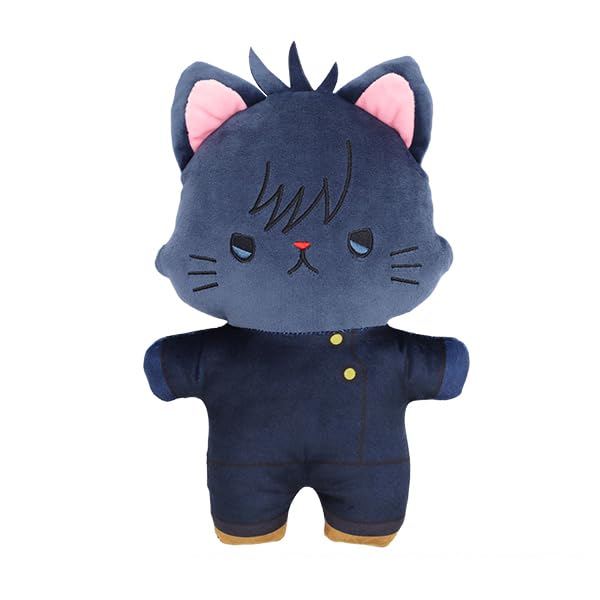 "Jujutsu Kaisen" Season 2 withCAT Flat Plush with Eye Mask Fushiguro Megumi