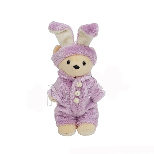 Kumamate Roomwear Rabbit Turban Set Costume for Plush Purple