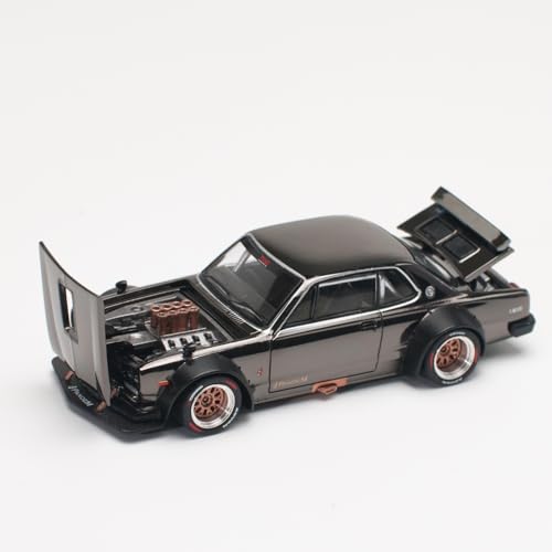 1/64 SKYLINE GT-R V8 DRIFT (HAKOSUKA) DARK CHROME