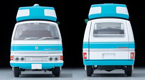 1/64 Scale Tomica Limited Vintage NEO TLV-N312a Nissan Caravan Camper (White / Light Blue) 1973
