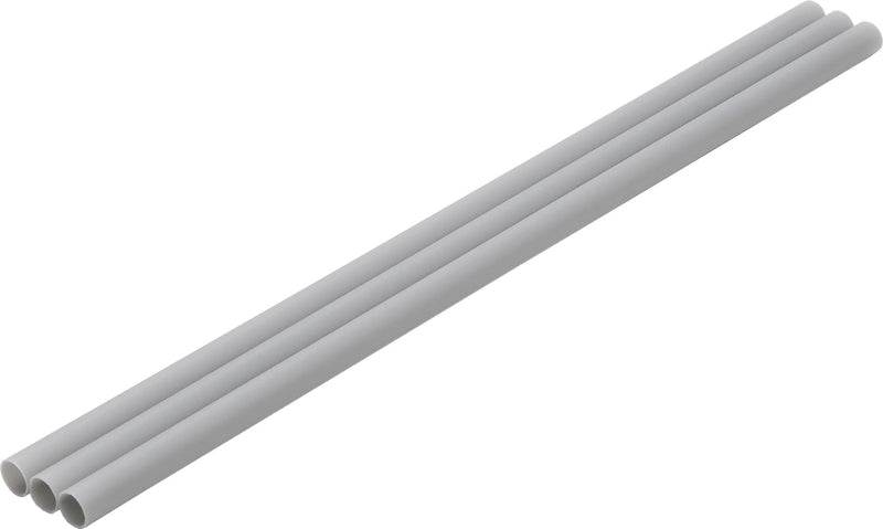 Plastic Pipe Gray Thick: 9.0mm 3 Pieces