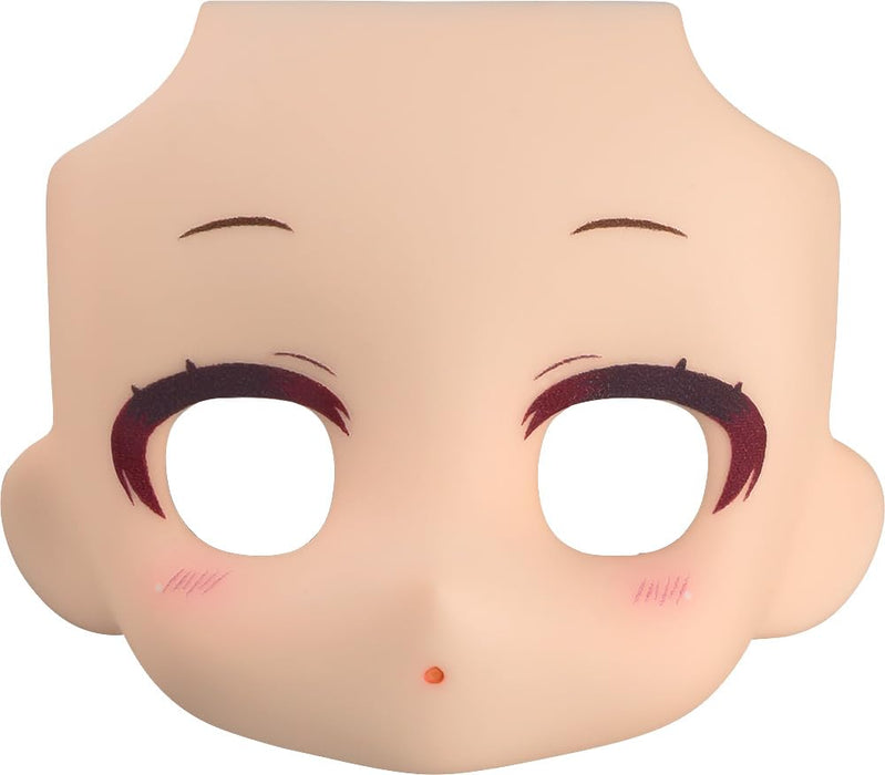 Nendoroid Doll Customizable Face Plate Narrowed Eyes: With Makeup (Cream)