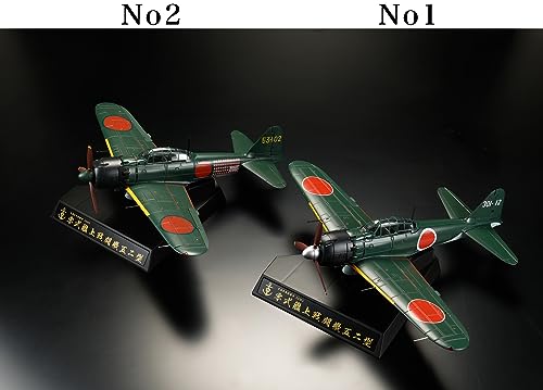HJ Model Kit Series Die-cast Fighter Series No. 2 1/32 Type 0 Fighter Model 52 The 253rd Air Group Rabaul Iwamoto Flight Sergeant Major Fighter