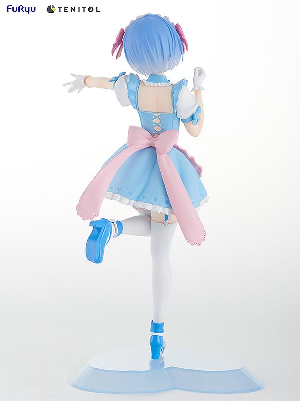 TENITOL "Re:Zero kara Hajimeru Isekai Seikatsu" Yumekawa Maid Rem & Ram Set With Bonus