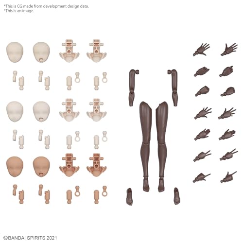 30MS Optional Body Parts Arm Parts & Leg Parts Brown