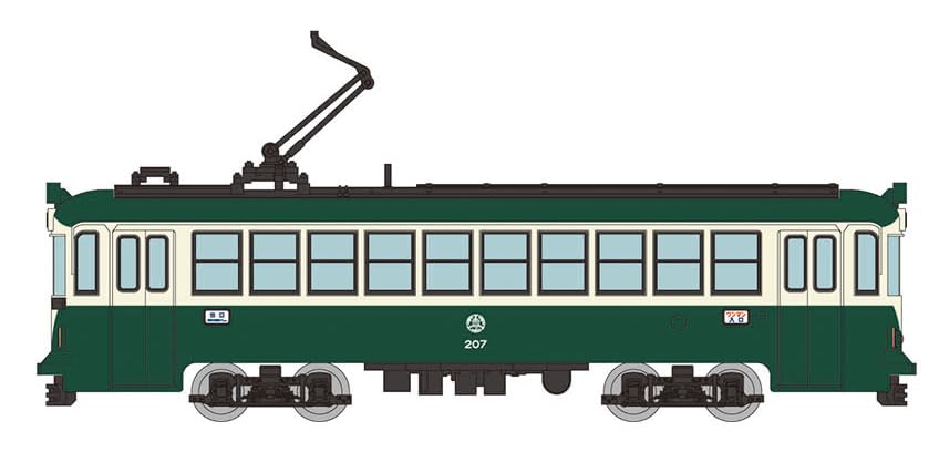 Railway Collection Tosaden Traffic Type 200 No. 207 C