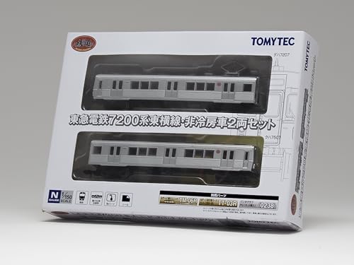 Railway Collection Tokyu Railways 7200 Series Toyoko Line, Non-Air-Conditioned Car 2 Car Set