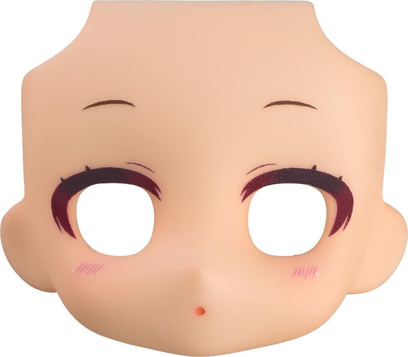 Nendoroid Doll Customizable Face Plate Narrowed Eyes: With Makeup (Peach)