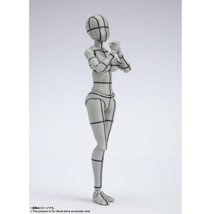 S.H.Figuarts Body-chan -Kentaro Yabuki- Edition Wire Frame (Gray Color Ver.)