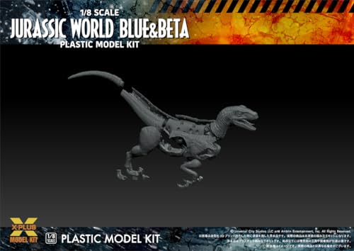 1/8 Scale "Jurassic World: Dominion" Velociraptor Blue & Beta Plastic Model Kit